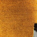Moquette e Parquet - Dettagli texture zerbino di tipologia Cocco Naturale di colore arancio