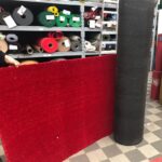 Moquette e Parquet - Rotolo di zerbino tipologia Cocco Naturale di colore rosso