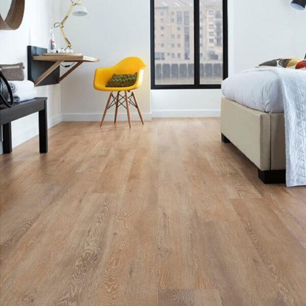 Pavimento tipologia Levanzo del brand Looselay Design Flooring applicato in una stanza da letto