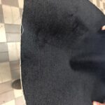 Moquette e Parquet - Campione di moquette tipologia Malesia di colore nero visto lateralmente